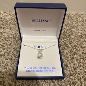 Silver Crystal Necklace